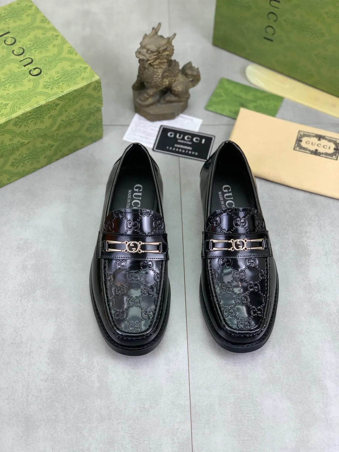 Men's men's shoes 💰P480 [New style] Water-dyed cowhide 💰💎💎💎 [Gucci] GUCCI high-end men's formal business leather shoes, original order 1:1 authentic goods! Original imported high-end open-edge beaded calfskin, original metal buckle, imported first-layer cowhide lining for feet, original outsole, men's shoe size: 38-45, 4️⃣ colors available